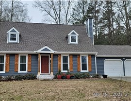 James Hardie siding installation