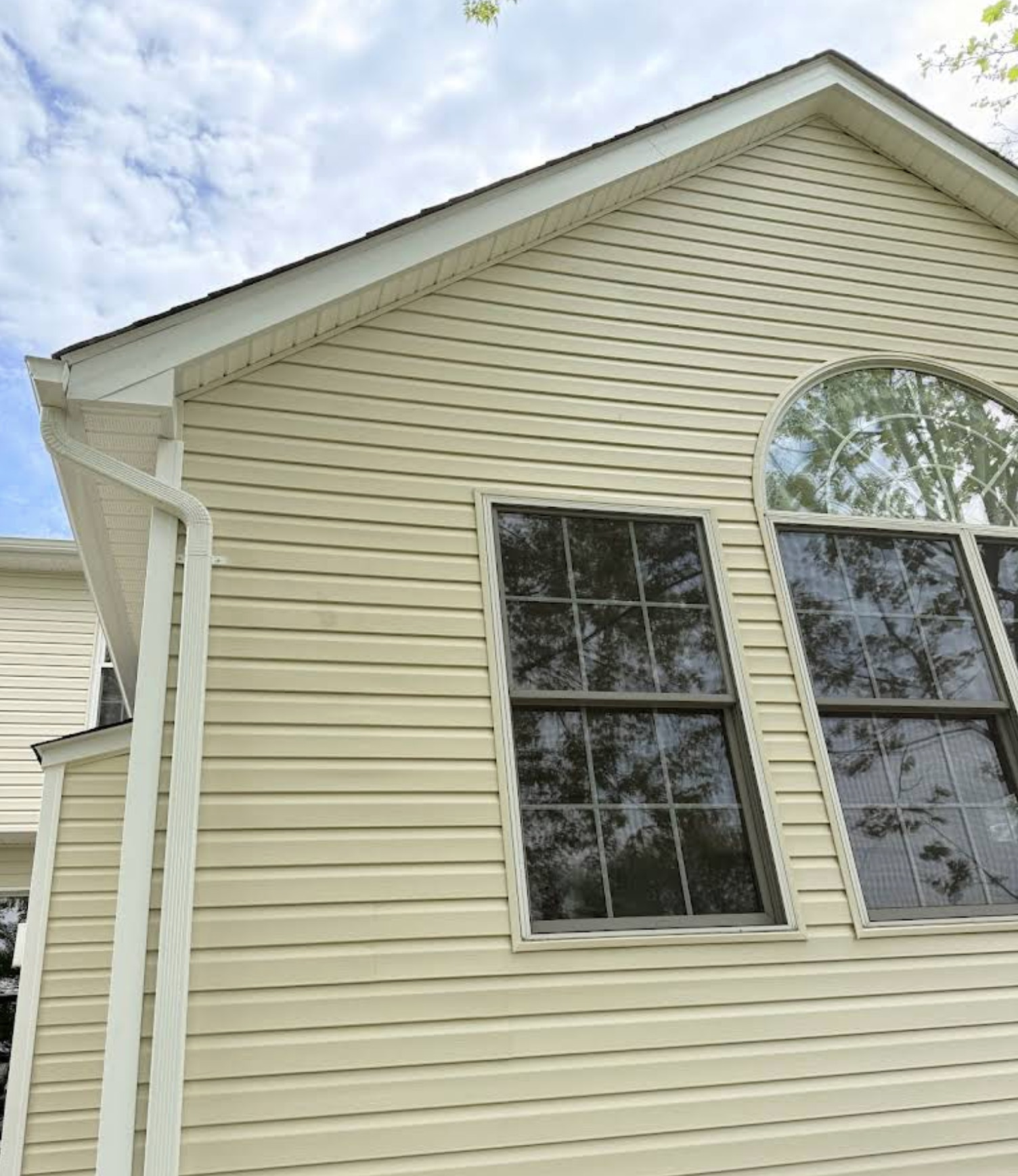 Vinyl siding installation